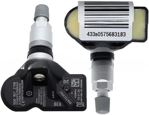 مناسبة لمستشعر ضغط الإطارات في فولكس واجن أودي بيرش بنتلي مراقبة الضغط TPMS TPMS 5Q0907275B ， 4 لكل مجموعة in Kuwait