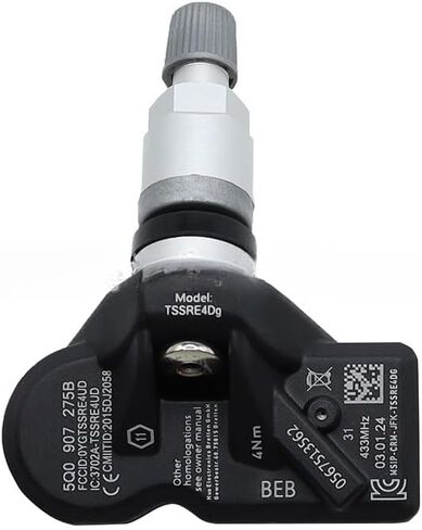 مناسبة لمستشعر ضغط الإطارات في فولكس واجن أودي بيرش بنتلي مراقبة الضغط TPMS TPMS 5Q0907275B ， 4 لكل مجموعة in Kuwait