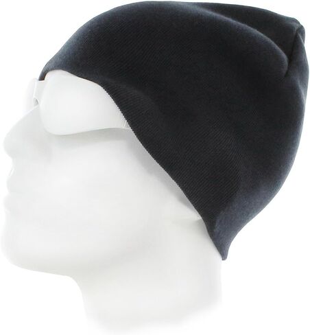 BENCHMARK FR Flame Resistant Skull Cap, Made in The USA - One Size (Black, HiVis) in Saudi Arabia