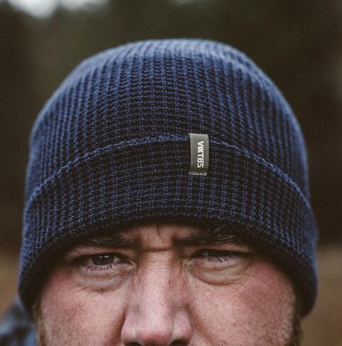 Viktos Men's Dekape Beanie - Tactical Hunting Waffle Knit acrylic chassis forged label hat قبعة قبعة رسومية ، أوسفا ، ساعة منتصف in Saudi Arabia