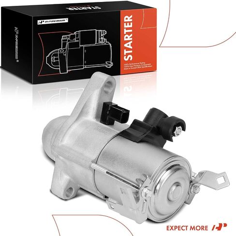 A-Premium Starter Motor متوافق مع Honda Civic 2012-2015 1.8L ، HR-V HRV 2016-2022 1.8L & ACURA ILX 2013-2015 2.0L ، 12V 1.4KW 9-TEETH في اتجاه عقارب الساعة ، استبدل# 31200-R1A-A01 ، 31200-R1A-A in Saudi Arabia