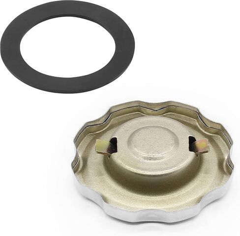 Metal Gas Fuel Tank Cap Chrome Finished Gas Tank Cap for GX160 GX200 GX240 GX270 GX340 GX390 5.5HP 6.5HP Engine Motors, Bikes, 72mm O.D. in Saudi Arabia