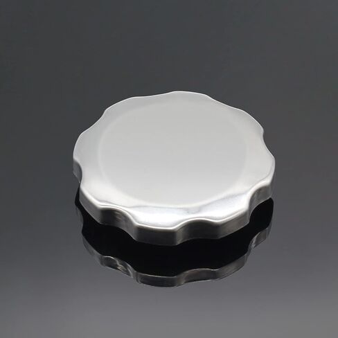 Metal Gas Fuel Tank Cap Chrome Finished Gas Tank Cap for GX160 GX200 GX240 GX270 GX340 GX390 5.5HP 6.5HP Engine Motors, Bikes, 72mm O.D. in Saudi Arabia