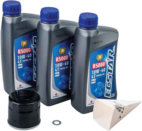 Tusk 4-Stroke Change Oil Kit Suzuki Ecstar R5000 10W-40 لـ Suzuki King Quad 750axi Power Seering SE Plus 2022 in Saudi Arabia