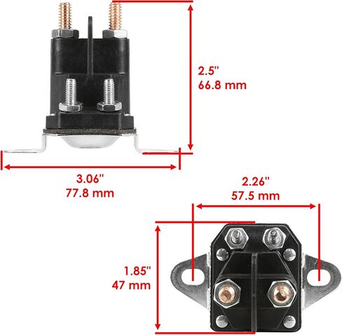 Caltric Starter with Relay Solenoid Compatible with John Deere X300 X300R X304 X305R X310 X320 X324 in Saudi Arabia