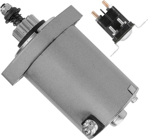 Caltric Starter with Relay Solenoid Compatible with John Deere X300 X300R X304 X305R X310 X320 X324 in Saudi Arabia