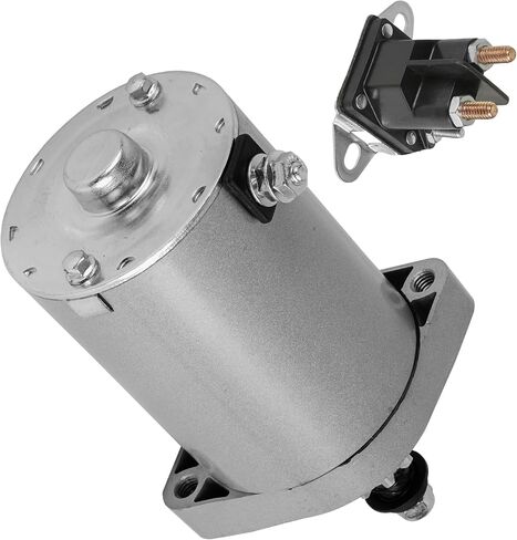 Caltric Starter with Relay Solenoid Compatible with John Deere X300 X300R X304 X305R X310 X320 X324 in Saudi Arabia
