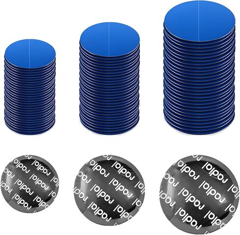 90PCS Tire Repair Patch, 32mm 42mm 58mm Natural Rubber Tyre Puncture Repair Patch Kit, Automotive Round Tubeless Patches Fast Repair Tool for Car Truck Bike Inner Tire in Saudi Arabia