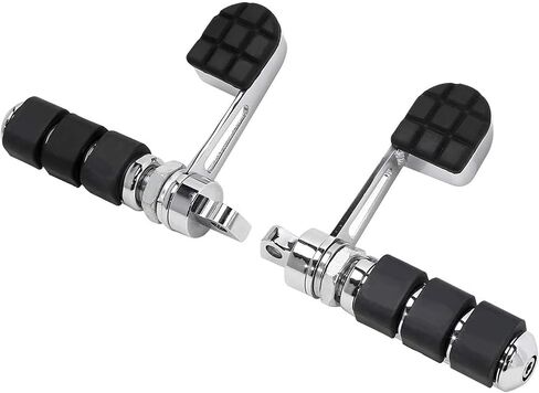 tct-motorparts petrup foot pets yeel keen support mount for harley softail ، sportster fxwg & fxr models black in Kuwait