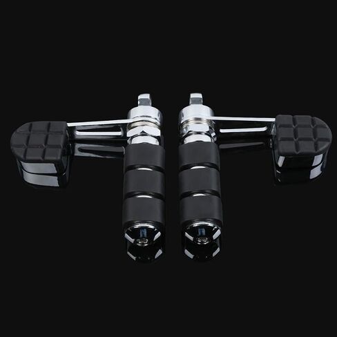 tct-motorparts petrup foot pets yeel keen support mount for harley softail ، sportster fxwg & fxr models black in Kuwait