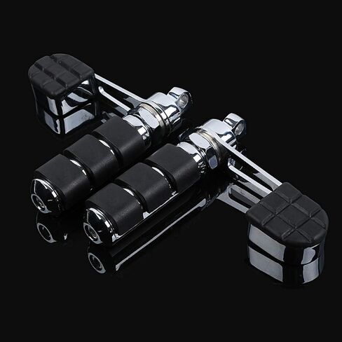 tct-motorparts petrup foot pets yeel keen support mount for harley softail ، sportster fxwg & fxr models black in Kuwait
