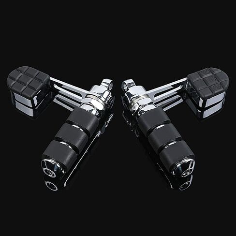 tct-motorparts petrup foot pets yeel keen support mount for harley softail ، sportster fxwg & fxr models black in Kuwait