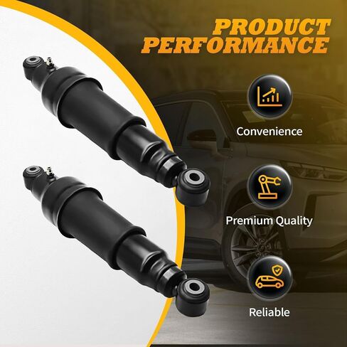 2PCS دعامات امتصاص الصدمات الخلفية Airmatic متوافقة مع QX56 (JA60 هيكل) 2004-2010 4WD ARMADA (WA60 هيكل) 2005-2015 4WD 56200ZV60A 56200ZQ2 in Saudi Arabia