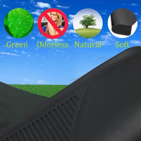 Car Floor Mats Custom Fit for Mercedes Benz EQB 250 300 350 2022-2025 Full Black Rubber Auto Liner Mats All Weather Protection Odorless in Kuwait