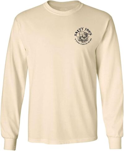 مالح Joes Men's Rum n 'Bones Logo ثقيلة الأكمام الطويلة in Kuwait