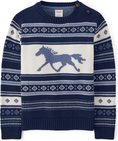 Gymboree,and Toddler Long Sleeve Sweaters,Christmas Dino,7 in Kuwait