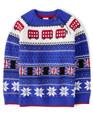 Gymboree,and Toddler Long Sleeve Sweaters,Christmas Dino,7 in Kuwait