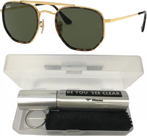 Ray-Ban RB3648M بنظارات شمسية: RB 3648M The Marshal II 001 Arista and Eyewear Cleaning Kit in Saudi Arabia