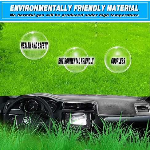 غطاء لوحة القيادة مناسب لـ 2011-2013 2014 2015 2016 BMW 5 Series/ 528i 535i 550i xDrive Flannel Nonslip Car Dashboard Mat Sunshade No Glare and Slip Pad Carpet Sunshield Protector (بدون HUD) in Saudi Arabia