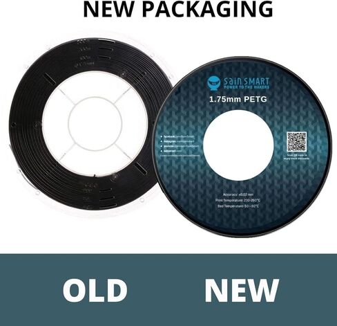 SainSmart Grow in The Dark Blue PETG Filament, 1.75mm PRO-3 PETG 3D Printer Filament, Glow Blue, 2.2 LBS (1KG) Spool, Dimensional Accuracy +/- 0.02mm in Kuwait
