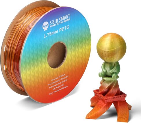 تنمو Sainsmart في خيوط Petg Blue الداكنة ، 1.75 مم Pro-3 Petg 3d الطابعة ، Glow Blue ، 2.2 رطل (1 كجم) ، دقة الأبعاد +/- 0.02mm in Kuwait