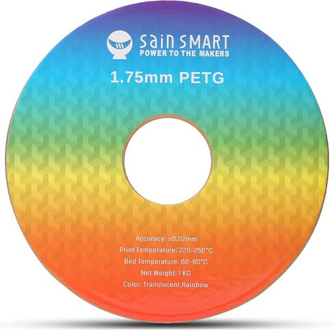تنمو Sainsmart في خيوط Petg Blue الداكنة ، 1.75 مم Pro-3 Petg 3d الطابعة ، Glow Blue ، 2.2 رطل (1 كجم) ، دقة الأبعاد +/- 0.02mm in Kuwait