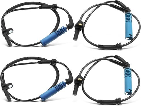 مستشعر سرعة عجلات ABS-Premium ABS متوافق مع نماذج BMW-525i 530i 2004-2007 ، 528i 535i 2008-2010 ، 545i 645CI 2004-2005 ، 550i 650Ci 2006-2010-الجانب الأمامي والخلفي ، مجموعة 4-PC in Saudi Arabia