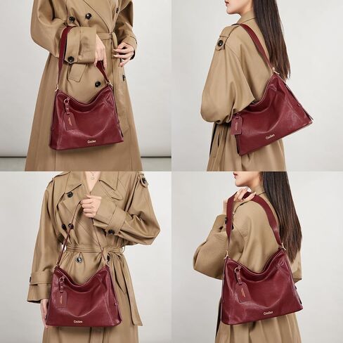 Cnoles Hobo Bag For Women Ladies Fashion Leather Handbag And Purses Tote Shoulder Satchel Crossbody Bags Top Handle Purse in Saudi Arabia