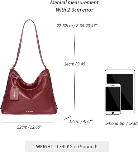 Cnoles Hobo Bag For Women Ladies Fashion Leather Handbag And Purses Tote Shoulder Satchel Crossbody Bags Top Handle Purse in Saudi Arabia
