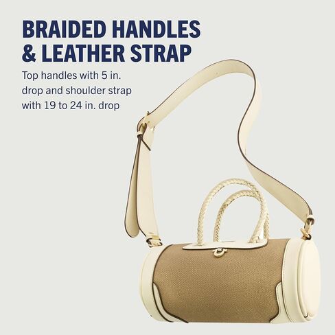 True Religion Duffel Bag, Women's Suede Handbag with Adjustable Shoulder Strap, Taupe, One Size in Saudi Arabia