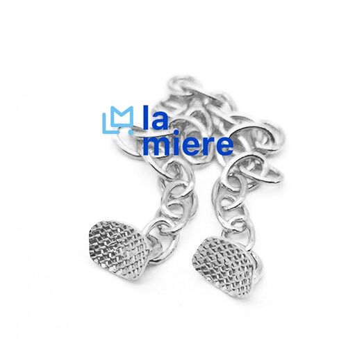 2PCS Silver Traction Lingual Button Chain Dental Lingual Button Chains Orthodontics Materials, Direct Bond Eyelet Round in Kuwait