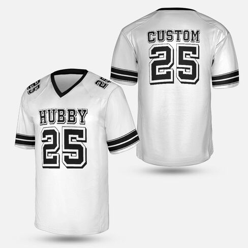 القمصان بعل وزوجة القميص مطابقة للزوجين السيد Mrs Football Jerseys ، الاسم المخصص والزوج والزوجة ، بالأبيض والأسود in Saudi Arabia