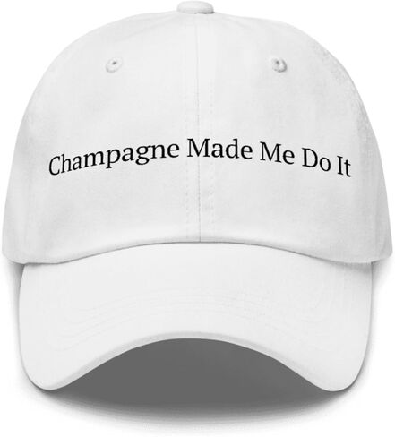 Champagne Made Me Do It Baseball Cap Embroidered Hat for Women Classic Golf Dad Hat Girls Night Out Gift in Kuwait