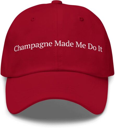 Champagne Made Me Do It Baseball Cap Embroidered Hat for Women Classic Golf Dad Hat Girls Night Out Gift in Kuwait
