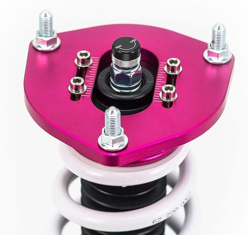 Godspeed MSS0134 MONOSS COILOVER LOWNTING KIT ، قابلة للتعديل بالكامل ، ارتفاع الركوب ، توتر الربيع و 16 نقرة التخميد ، متوافق مع شيفروليه كامارو 2016-22 in Saudi Arabia