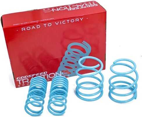 Godspeed LS-TS-SU-0012 Traction-S Performance Lowering Springs, Reduce Body Roll, Improved Handling, Set of 4, compatible with Subaru WRX STI (VA2) 2015-21 in Saudi Arabia