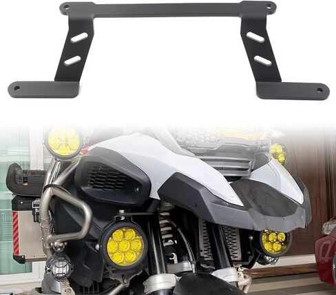 Gzyf دراجة نارية Fog Fog Light Light Auxiliary Light Bracket متوافقة مع BMW R1200GS LC / R1200GS Adventure 2014-2019 ، R1250GS LC / R1250GS Adventure 2019-2020 in Saudi Arabia