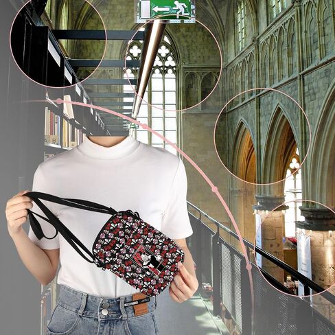 هدية مهرج مضحك هدية مهرج فيلم الفن Merch Crossbody Bag Horror Merch in Saudi Arabia