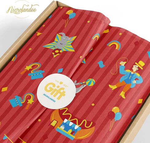 Nicrolandee 24 Sheets Christmas Tissue Wrapping Paper, 20 X15 Inches Blue White Christmas Snowflake Gifts Wrapping Paper, Gift Wrap Tissue Paper for Xmas New Year Winter Wedding Gifts Decorations in Kuwait