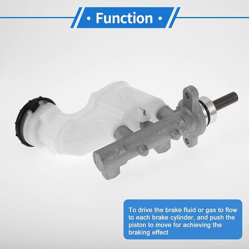 1 PCS Master Master Cylinder for Honda Accord 2003-2008 سبيكة ألومنيوم متينة ، أسطوانة هيدروليكية محرك بلاستيكي مع خزان in Saudi Arabia