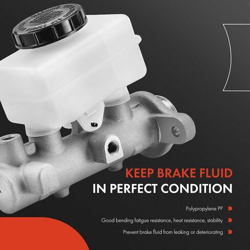 A-Premium Brake Master Cylinder مع خزان ومستشعر متوافق مع سيارات Subaru-Outback 01-04 ، Forester 98-02 ، Impreza 02-07 ، Legacy 98-04 ، Baja-استبدال# 2640191 in Saudi Arabia