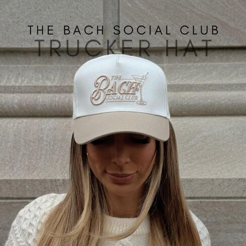 Vintage Trucker Hat | Country Cowboy Cute Preppy Retro Western Trucker Hats | Men Women Trendy Snapback | Tan Red Green Black (Vintage Vow Club | Champagne) in Saudi Arabia