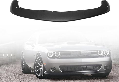 Challenger Front Bumper Lip Splitter Fits 2015-2023 Do-dge Challenger SXT GT R/T 392 Coupe Lower Valance Air Dam Deflector Spoiler 68258745AB CH1090155 Textured Black in Saudi Arabia