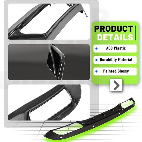 Rear Bumper Diffuser Compatible with 2015-2019 Mercedes Benz C Class W205/C300 Base Sedan C63 Style Rear Lower Bumper Lip Splitter Valance Bumper Spoiler, Plastic(PP) Painted Gloss Black in Saudi Arabia
