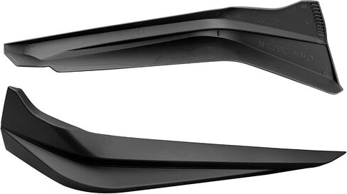 FREEMOTOR802 Compatible with 2022-2024 Honda Civic 11th Gen Sedan & Hatchback 2PCS Front Splitter, Front Bumper Lip Splitters Added on Bodykit Replacement PP HPD Style Matte Black in Saudi Arabia