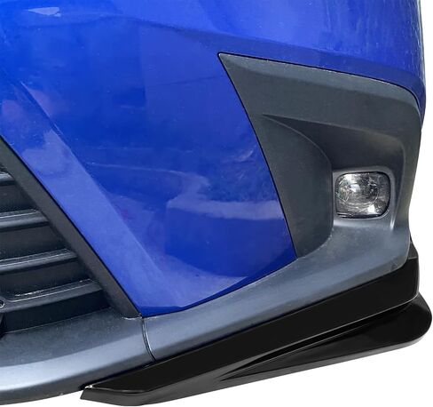 FREEMOTOR802 Compatible with 2022-2024 Honda Civic 11th Gen Sedan & Hatchback 2PCS Front Splitter, Front Bumper Lip Splitters Added on Bodykit Replacement PP HPD Style Matte Black in Saudi Arabia