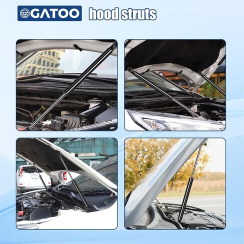 يدعم رفع الغطاء الأمامي دعامات الصدمة متوافقة مع 2015 2015 2017 Hyundai Sonata Sedan 1.6L 2.0L 2.4L GAS Spring ، Repress 371418 81161C1000 941221 PM3570 ، 2 PCS SET in Saudi Arabia