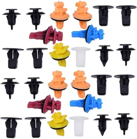 2 Sets Bumper Fender Door Panel Trim Body Mould Flare Clip Compatible for Toyota Prado 120 in Saudi Arabia