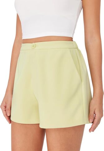 CIDER Womens Dress Shorts High Waist Casual Summer Shorts with Pockets in Saudi Arabia