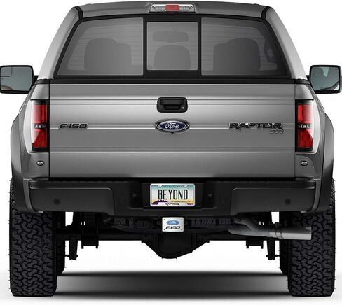 Made for Ford F-150 3D Logo Brushed 3/8" Thick Billet Aluminum 2 inch Tow Hitch Cover in Saudi Arabia